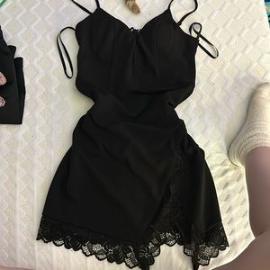 tiger lily black dress
